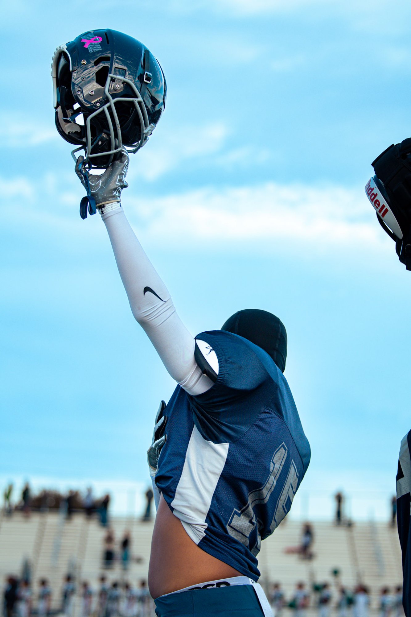 Football player national anthem