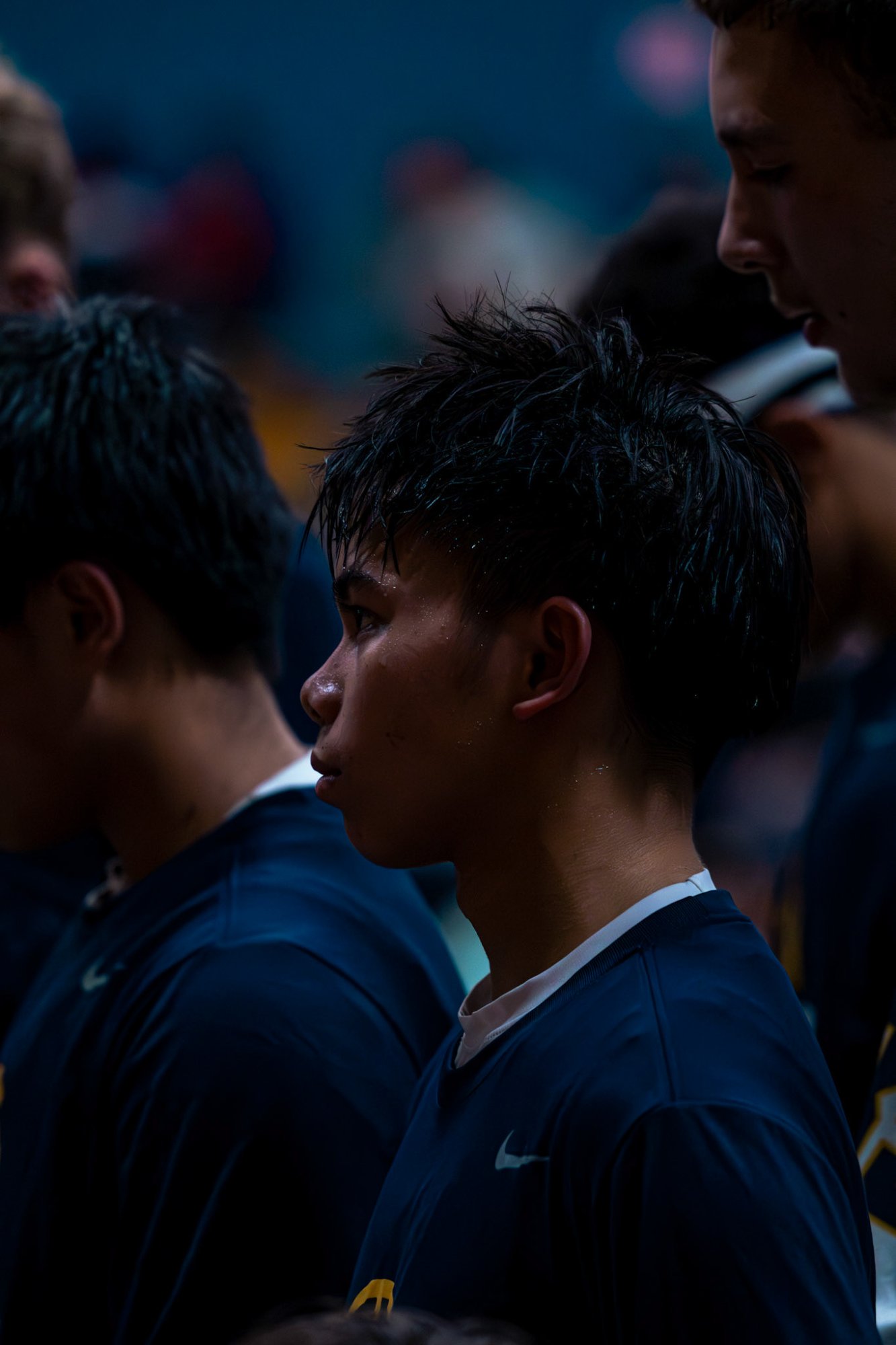 Player portrait sweating