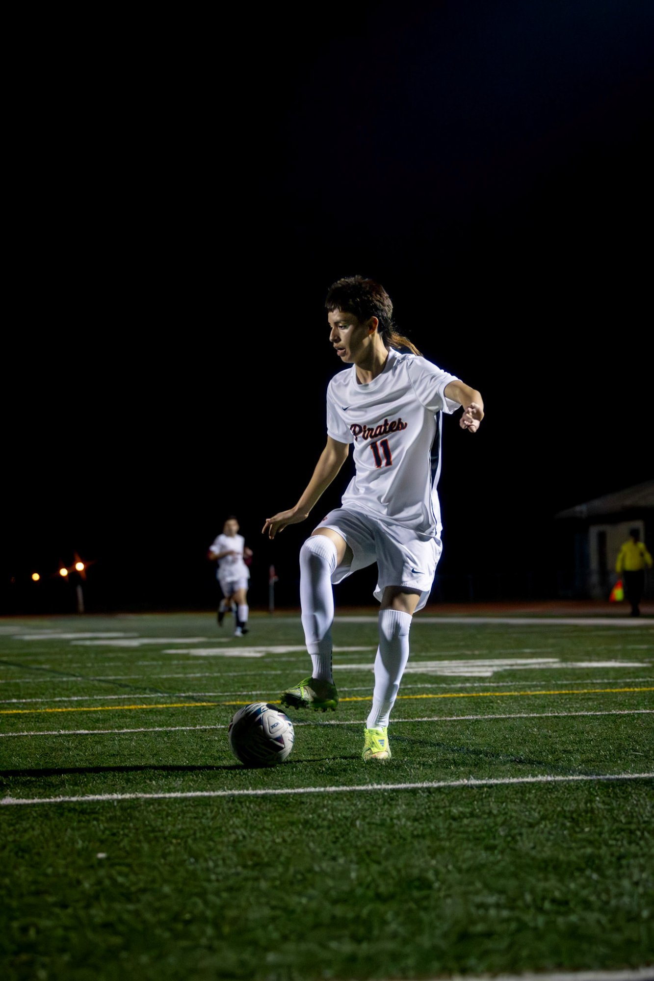 Pirates player with ball