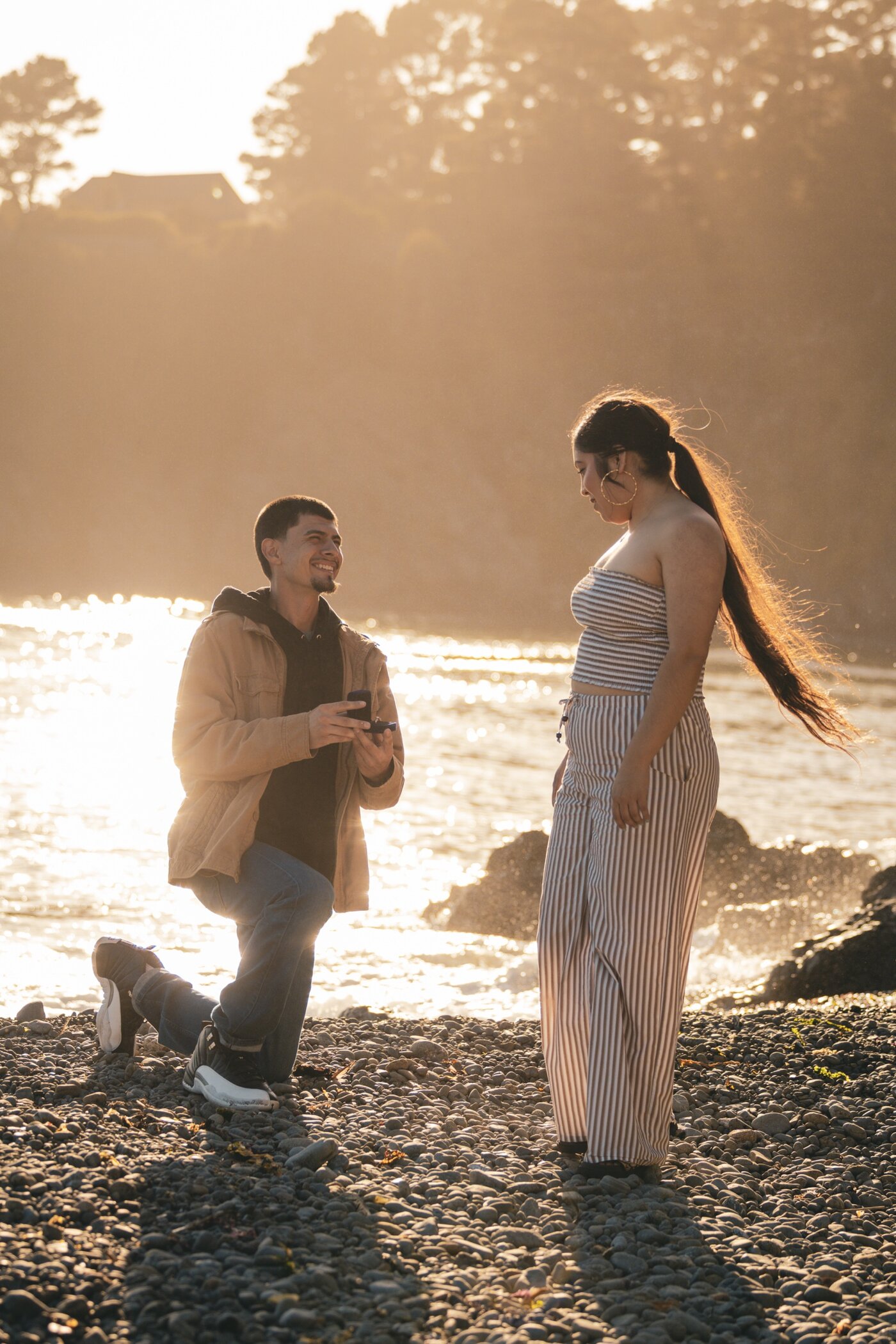 Proposal on the beach